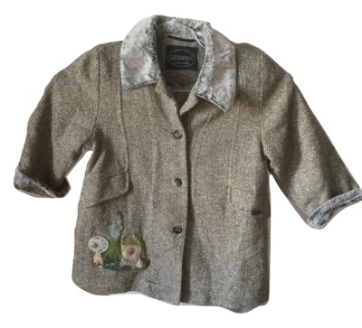 Tyrolean Coat Giesswein Pure Wool Baby Jacket Size 1 Year