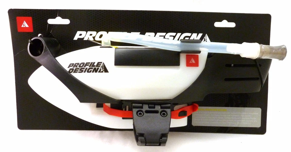 Sistema de hidratación aerodinámica Profile Design FC25 para triatlón TT con válvula de mordida Foto 2 de 3