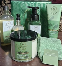 Aromatherapy Stress Relief Eucalyptus Spearmint Bath & Body Works  Body Gift Set