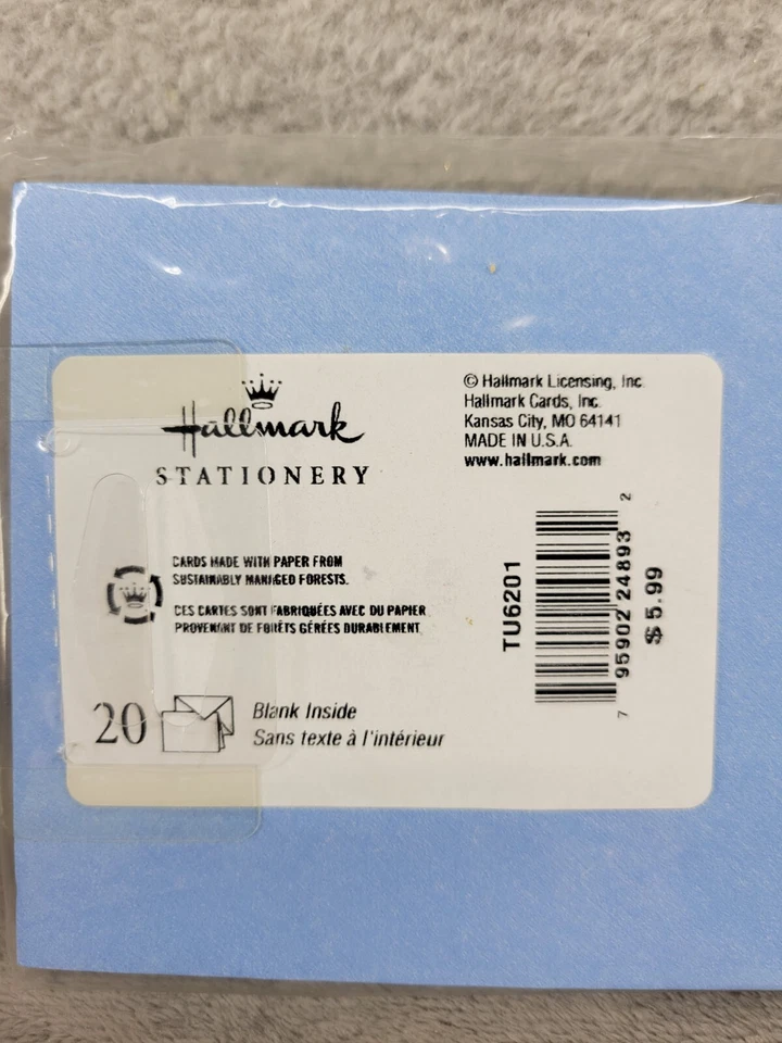 Set of 20 Hallmark Thanks A Bunch Blank Floral Greeting Cards with Envelopes - Image 4 of 4