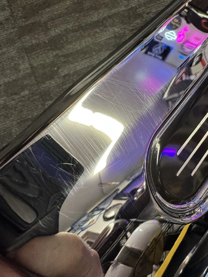 08-23 OEM Harley-Davidson FLH Street Glide tablero consola cubierta panel cromo FLHX Foto 2 de 4