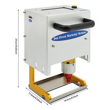 Portable Dot Peen Marking Machine Metal VIN Code Engraving Printer Touch Screen