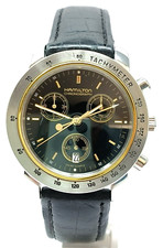 Orologio Hamilton lancaster 8800 chronograph swiss eta 251.262 black dial watch