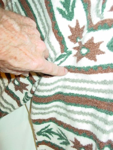 Mens SZ M Warm Comfortable Fluffy Shirt Jacket Muskoka Lakes Horse Blanket Look - Picture 6 of 9