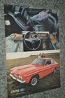 1972 Mercury Capri Sport Coupe Original Advertisement Print Ad 72 Red (For: Mercury Capri)