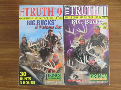 10 DEER HUNTING VHS Tapes LOT; PRIMOS THE TRUTH BIG BUCKS, DEER SCHOOL. Sports. - Picture 8 of 15