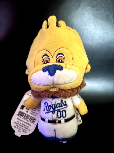 Hallmark Itty Bittys SLUGGERRR MLB Baseball Kansas City Royals Mascot Stadium Ed