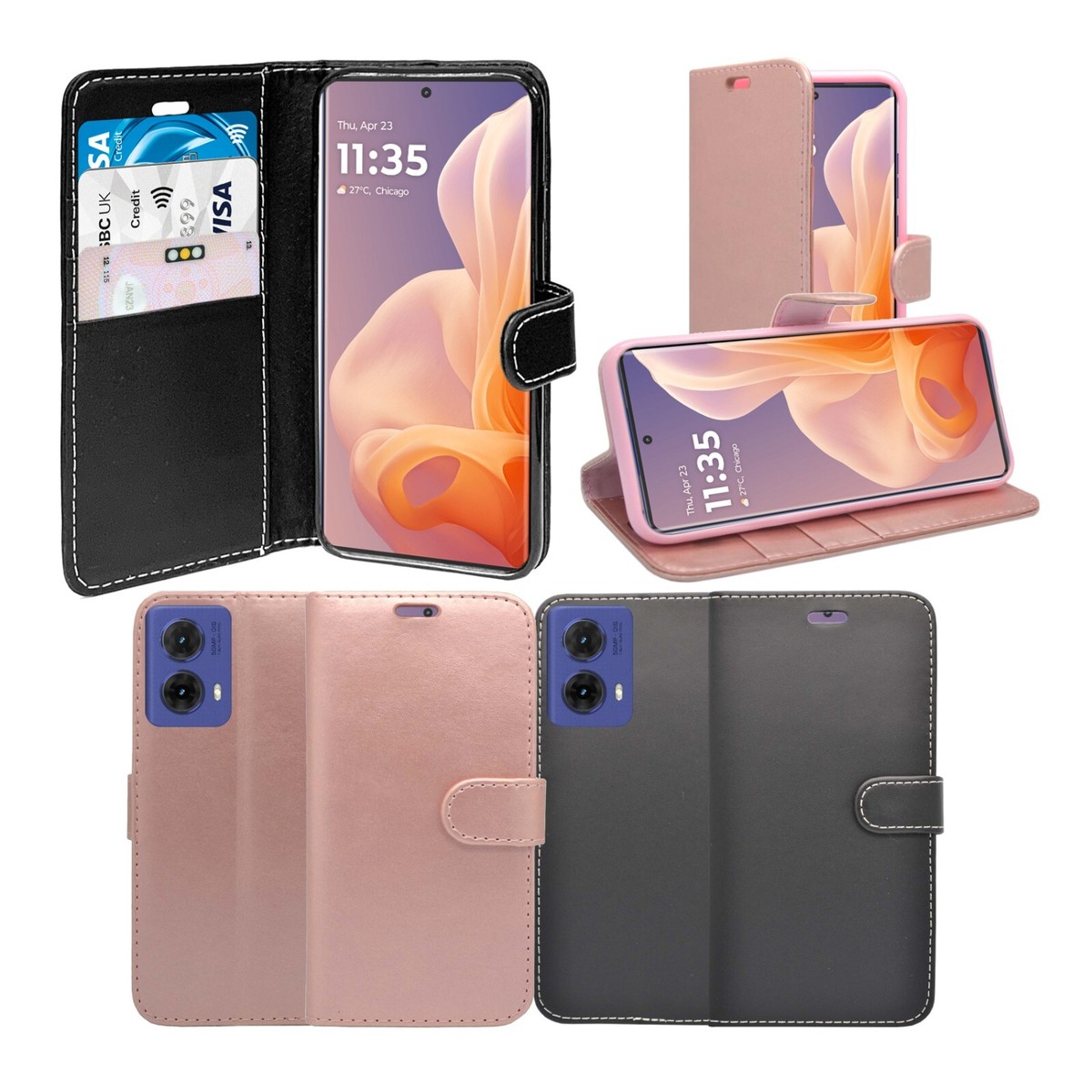 Accessorio Pratico Multifunzione Beajew Cover Per OnePlus 7 Pro Flip Custodia In Pelle PU, Cover Chiusura Magnetica Antiurto