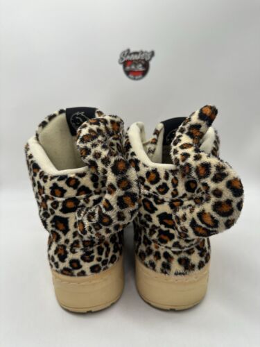 Adidas x Jeremy Scott Leopard Cheetah Animal Tail Wings Bear Mens V24536 Size 12 - Picture 3 of 6