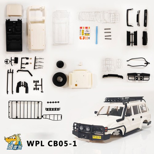 Car Shell Body Cover Assembly Kit Set For 1/16 WPL C14 C24 RC Truck DIY Parts