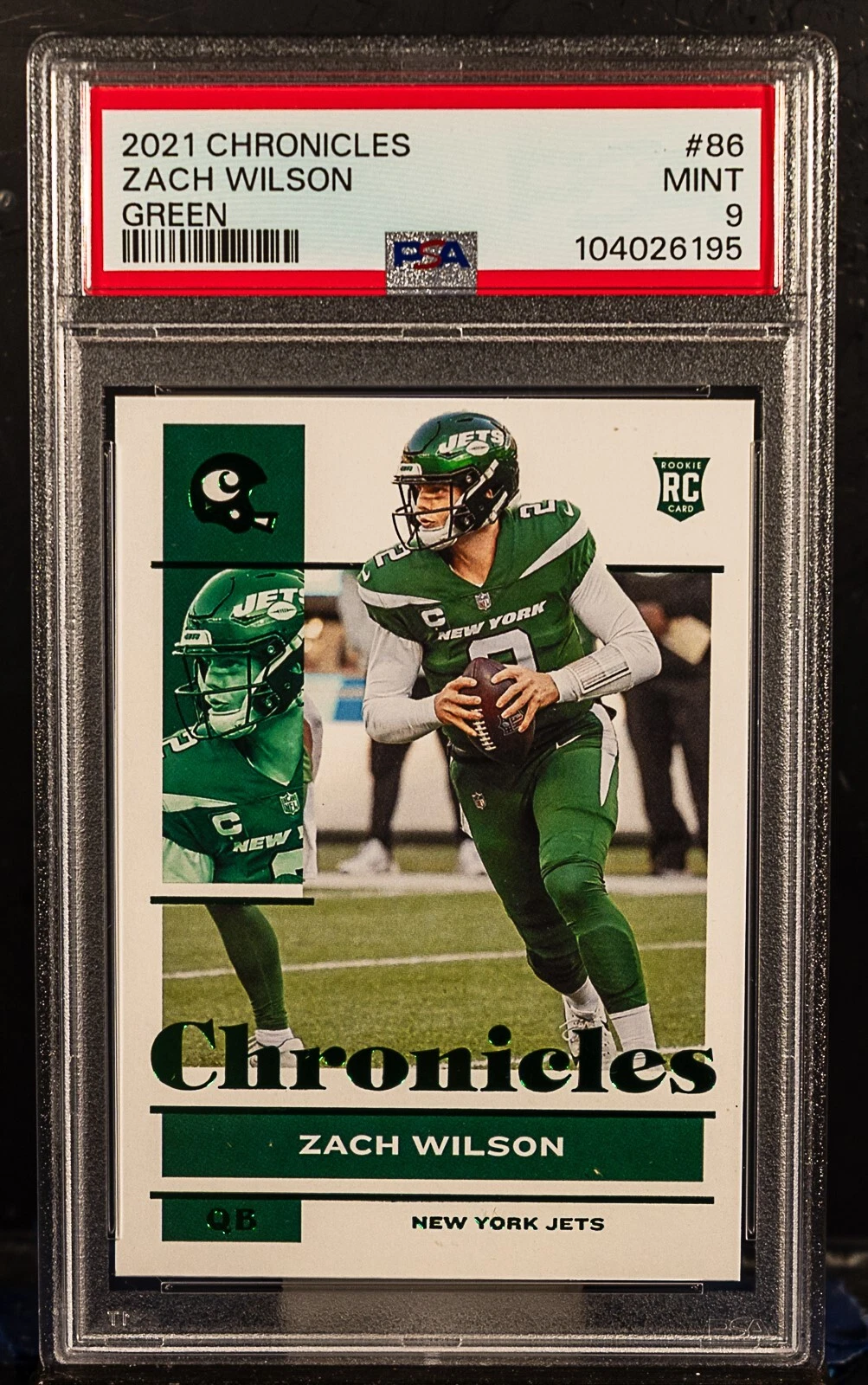 Zach Wilson Panini Chronicles #86 Green