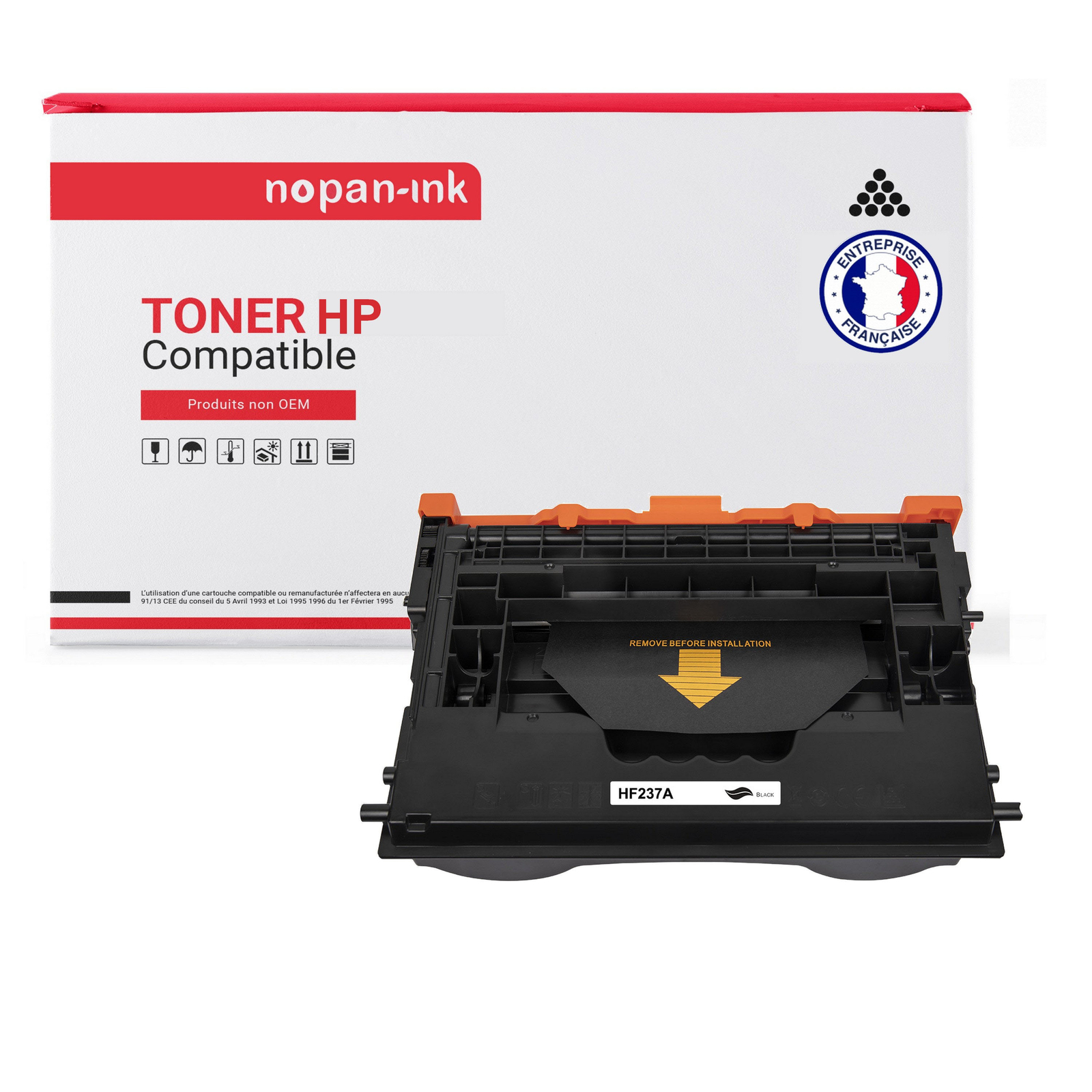 Toner CF237A haute capacité pour des impressions monochromes nettes