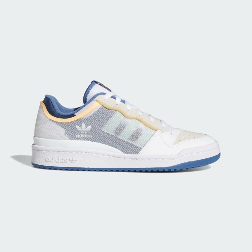 Adidas FORUM LOW TT SHOES Cloud Wh/Acid Org/Crew Blu men's Sz 12 | eBay