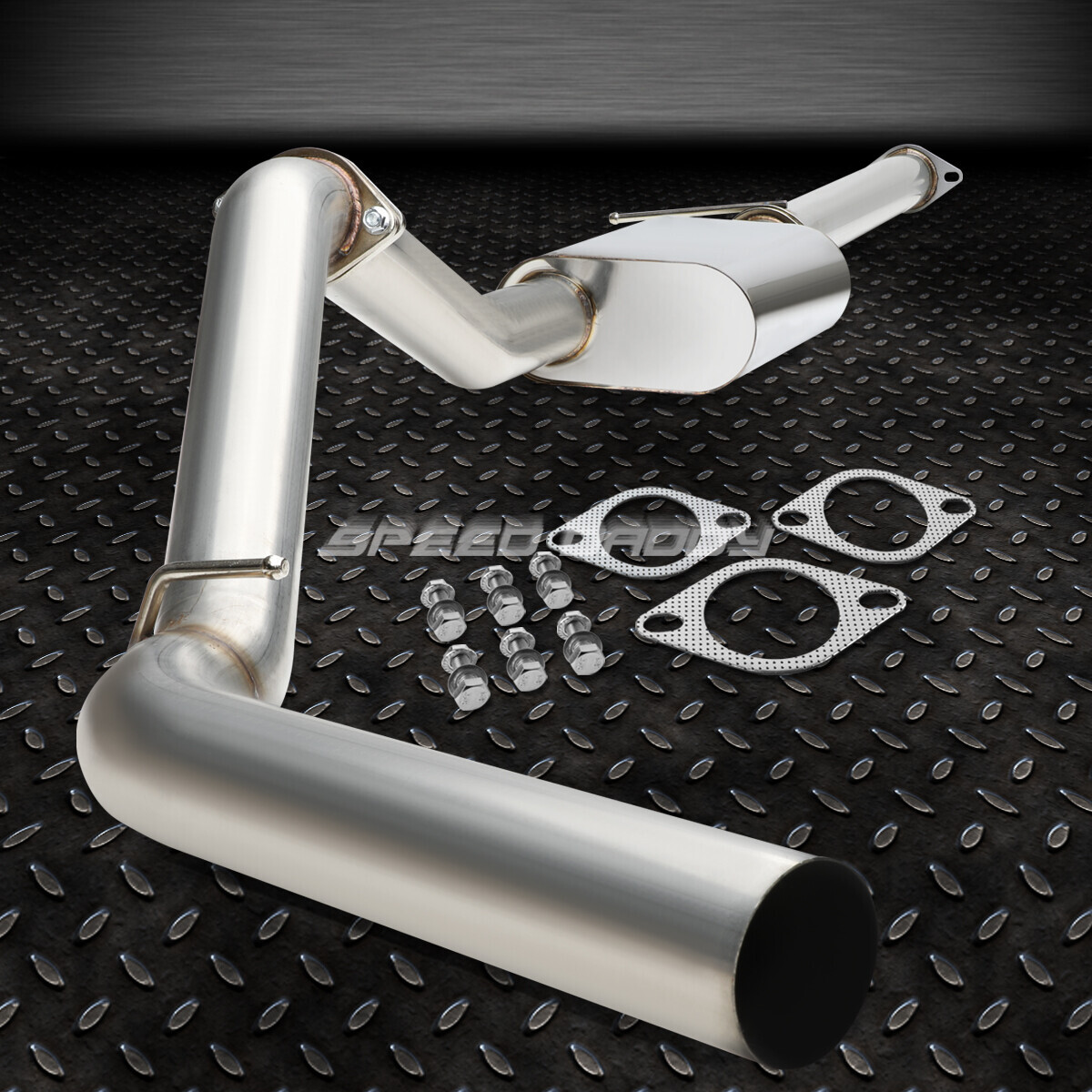 3"STAINLESS CATBACK EXHAUST SYSTEM MUFFLER TIP FOR 9699 YUKON/CHEVY