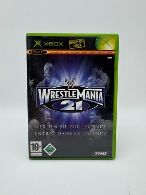 WWE Wrestle Mania 21 Wrestling THQ Xbox Classic