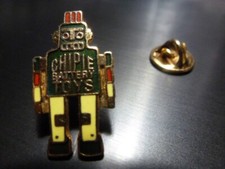 pin robot japan toys vintage tin toy space man explorer battery toys model A
