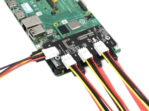 Waveshare PCIe TO 4-Ch SATA 3.0 Expander 6Gpbs High-speed SATA Interface for CM4 - Picture 5 of 6