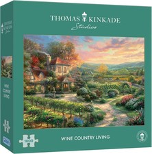Gibsons Jigsaw Puzzle 1000 Piece  Thomas Kinkade Wine Country Living