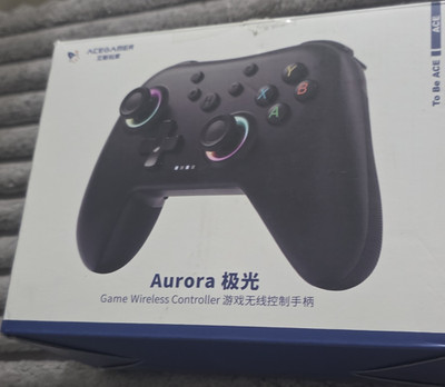 AceGamer Aurora Wireless Controller Hall Effect Joystick PS4 PS5 PC Android Swit