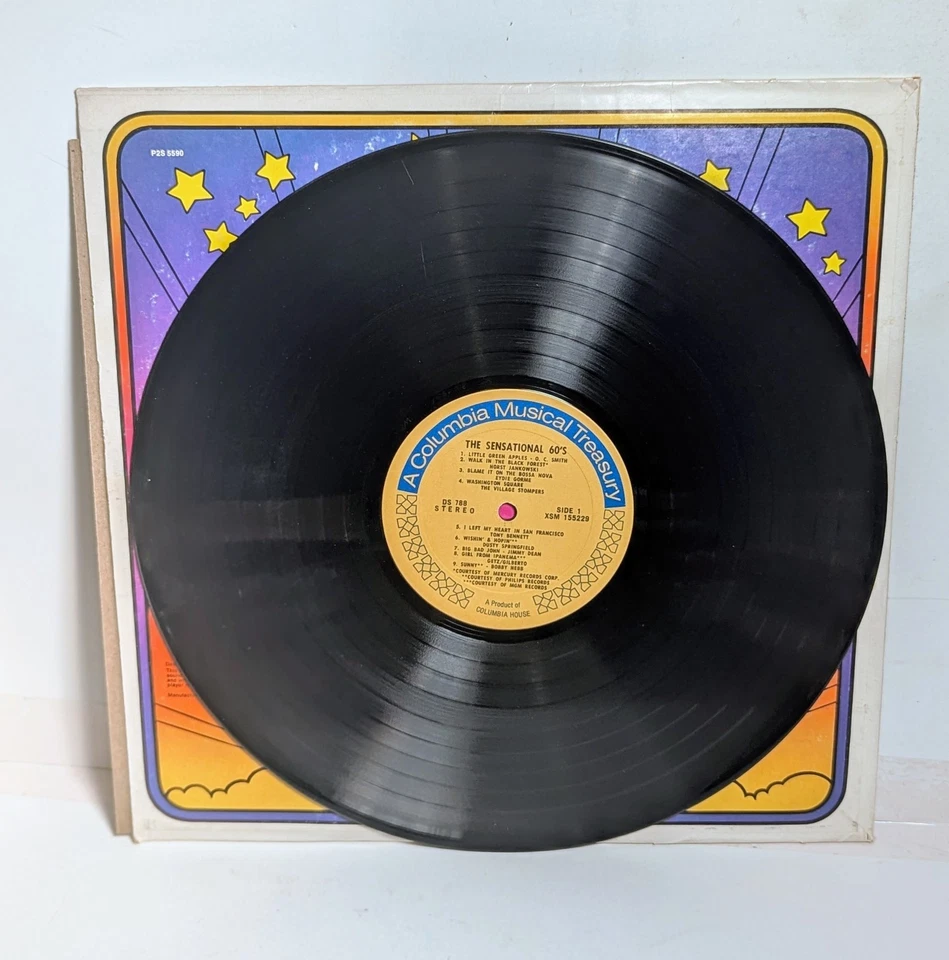 THE SENSATIONAL 60's LP Vinyl Record Album 12" Classic Rock Various Artists - Image 3 of 4