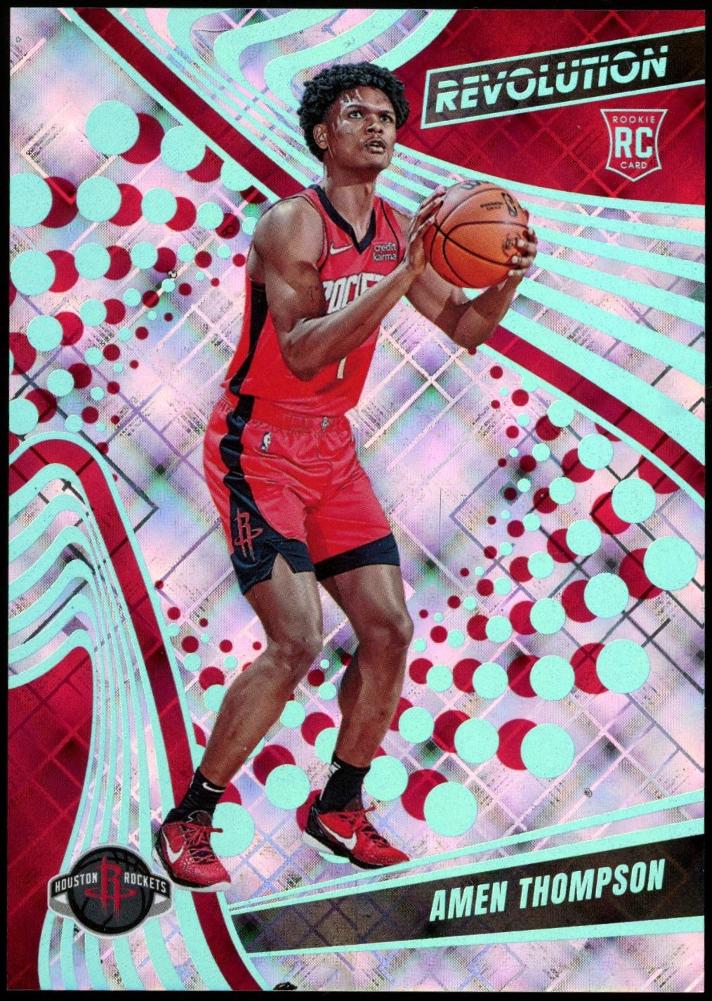 2023-24 Panini Revolution Cosmic #101 Amen Thompson RC #31/99