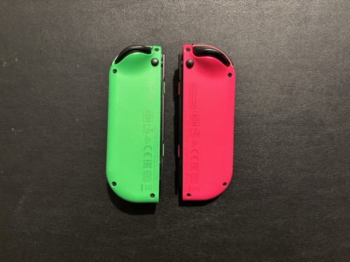Nintendo Switch Joy-Con Neon Green (L) Neon Pink Joy-Con (R) Controller OEM - Picture 17 of 21