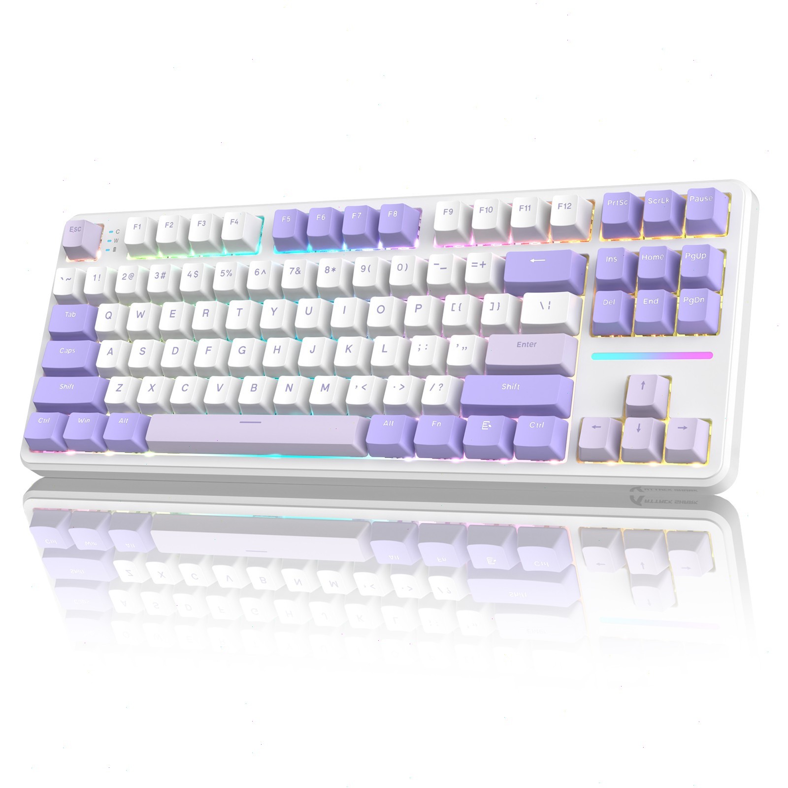 ATTACK SHARK X87 80% Tri-Mode Wireless Mechanical Keyboard Hot-Swap RGB Backlit