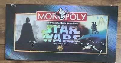 STAR WARS MONOPOLY CLASSIC TRILOGY EDITION 1997 BOARD GAME PEWTER TOKENS VADER - Photo 1/4