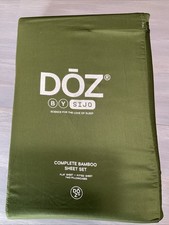 DOZ Sheet Set Queen 100 Viscose from Bamboo, Organically Grown, Buttery Soft