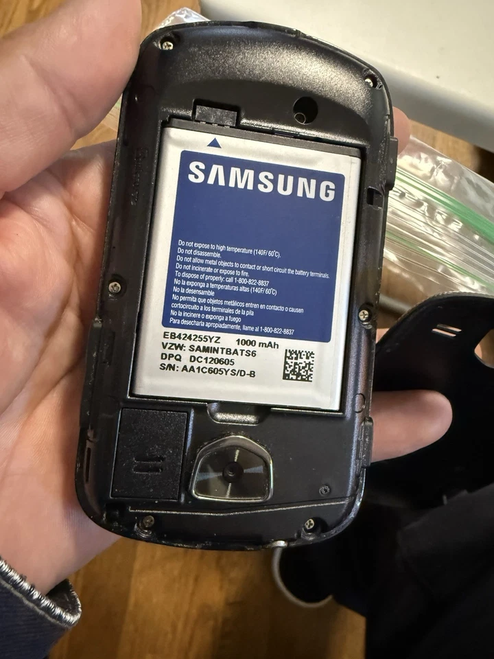 Teléfono celular Samsung Brightside SCH-U380 - negro (Verizon) Foto 4 de 4