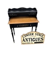 67129 ETHAN ALLEN Office Stenciled Office Desk