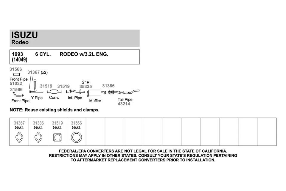 For Nissan Sentra 00-01 Fiber & Metal Laminate 2-Bolt Exhaust Pipe Flange Gasket Foto 2 de 4