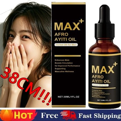 Max+ Ayiti Afro Oil Herbal Oil for Man Enhances Male Boosts Circulation USA