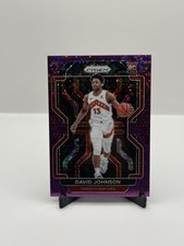 2021-22 Panini Prizm - David Johnson #278 Purple Fast Break Prizm /75 (RC)