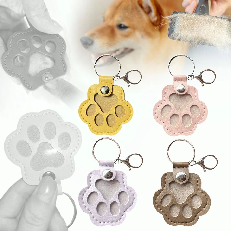 Porte-clés en poils d'animaux, accessoire élégant pour amoureux des