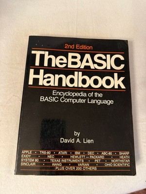 THE BASIC HANDBOOK David A Lien PB Good 2nd Edition BASIC programming