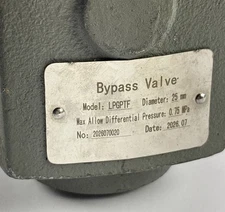LPGPTF LPG Bypass Valve 25mm 0.75 MPa Differential Pressure thumbnail 3