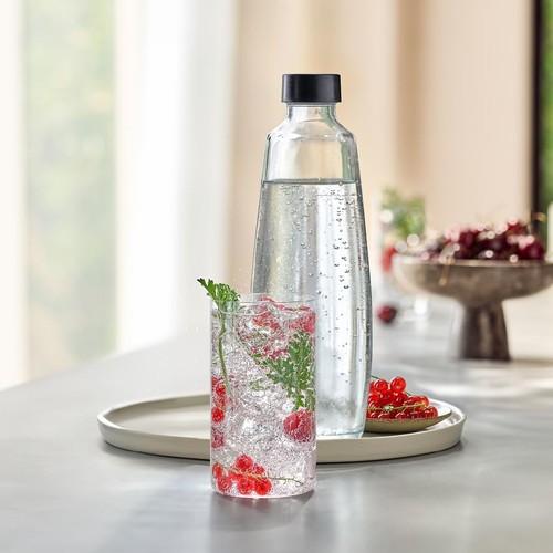 1 Litre Glass Bottle Twin Pack | Compatible with Duo Sparkling Water Maker | Pe - Picture 9 of 9
