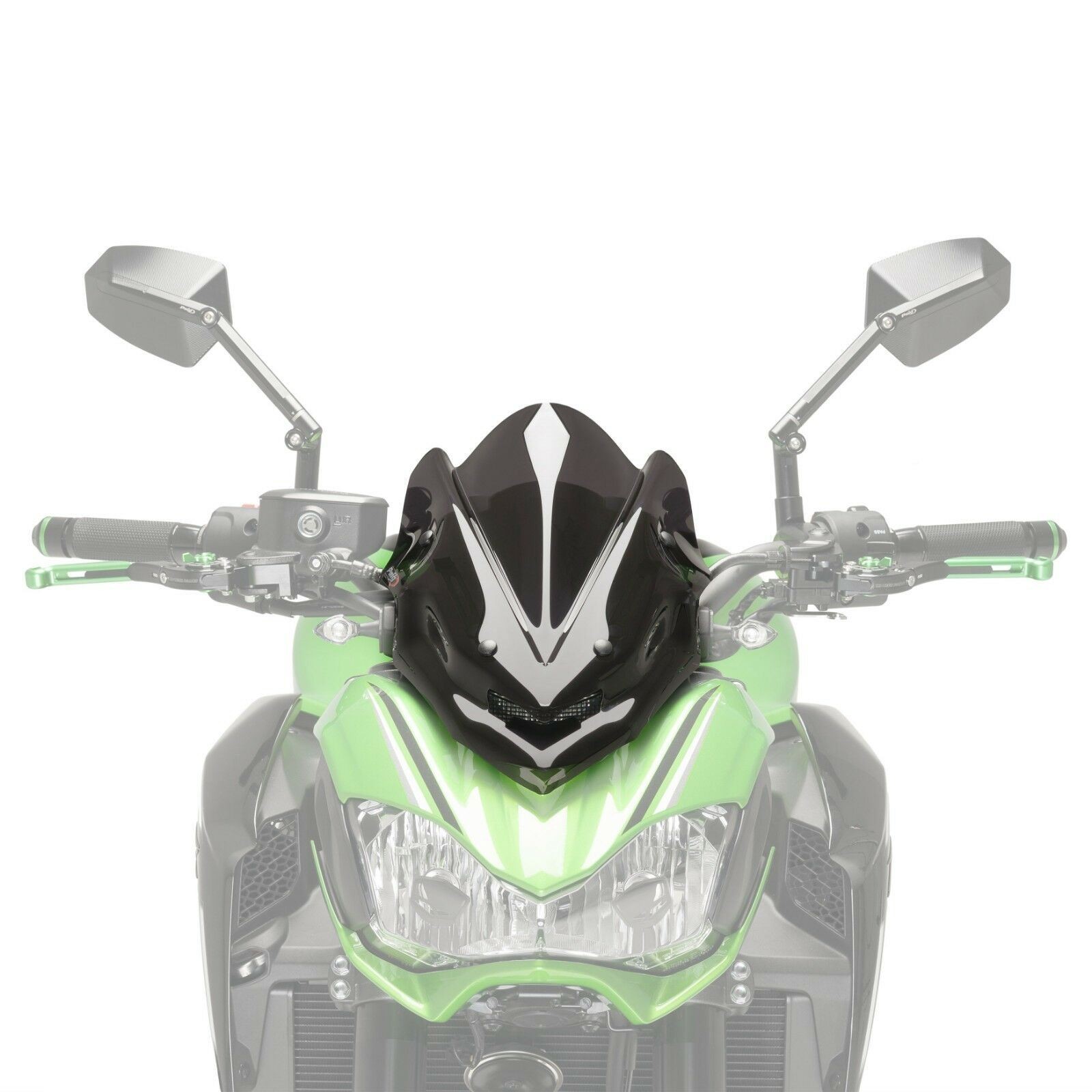 Puig Dark Smoke 9689F - New Generation Sport Screen For Kawasaki Z900 2017-2019 - Image 3