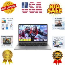 Laptop Computer 15.6 Win11 Pro Laptops 8GB RA...