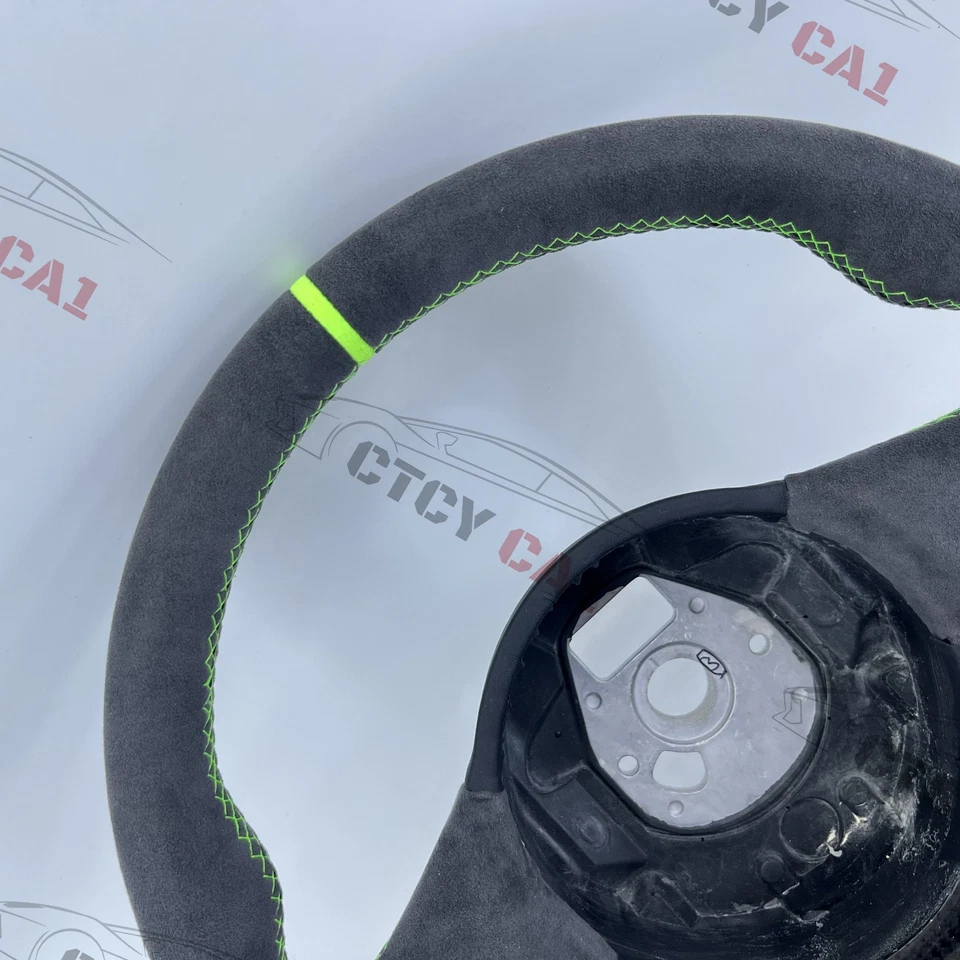 Custom carbon fiber Steering Wheel for Lamborghini Gallardo 2004-2014/ Alcantara - Image 2 of 4