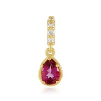 Cavill Ohrringe Damen Sterlingsilber Topas 0,79Ct Tropfen Zirkone