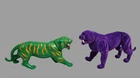 Vintage Panthor & Battle Cat MOTU He-Man Masters Universe 1982 Original Figures
