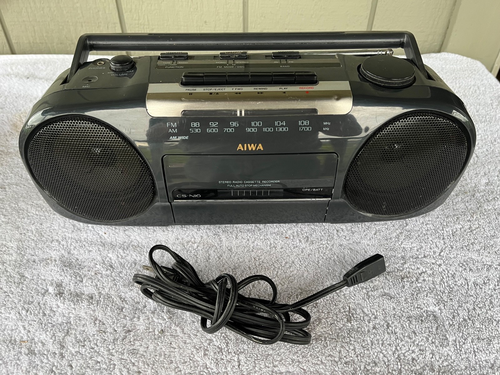 Aiwa CS-250 V vintage audio equipment - eBay listing photo 3