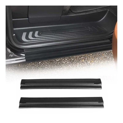 Couverture de Seuil de porte pour Mercedes Vito W639 2003-2014 TPE Noir 2x - Photo 1/4