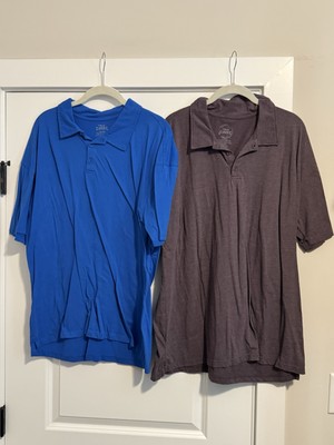 True Classic Polo Shirt, Men's Premium Fitted Short Sleeve, Athletic Cut