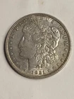 1921 D Morgan silver dollar, 90% Silver U.S. coin