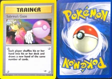 Sabrina's Gaze 125/132 Pokémon Gym Heroes Card