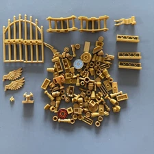 ☀️Lego Gold Bulk Pieces - Assorted From Many Sets