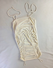 IRIS Rouched Spaghetti Strap Bodycon Mini Dress